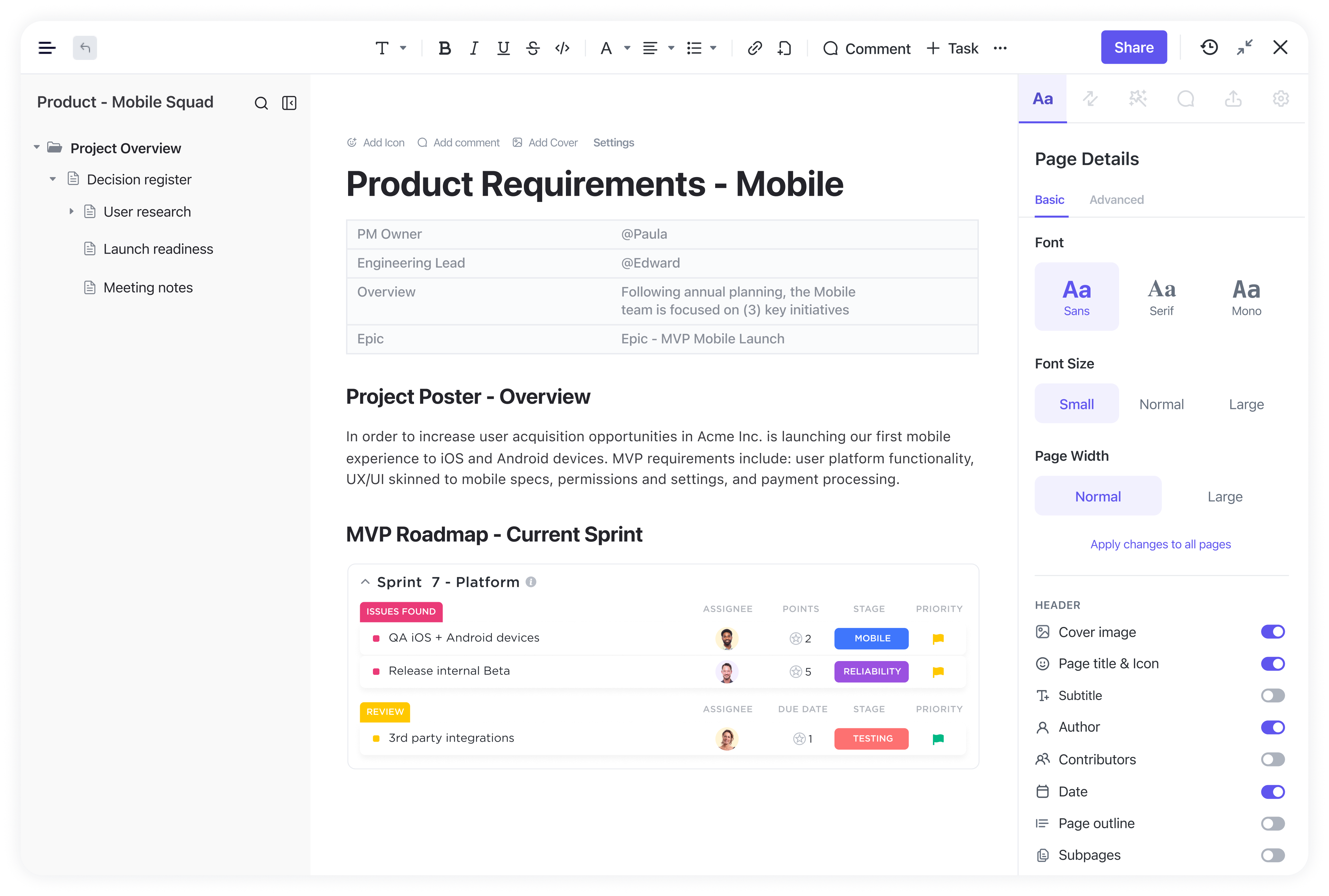 Scope of Work Template